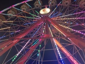 The huge ferris wheel is just one of the many great features of the yearly Thibodaux Fireman's Fair