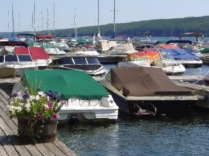 Marina at Bristol Harbour on Canandaigua Lake